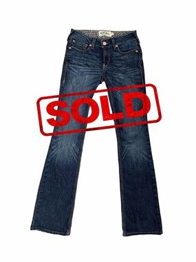 Ariat Lita Real Rosa Dark Wash Bootcut Jeans Western Rodeo Riding Women's 27R